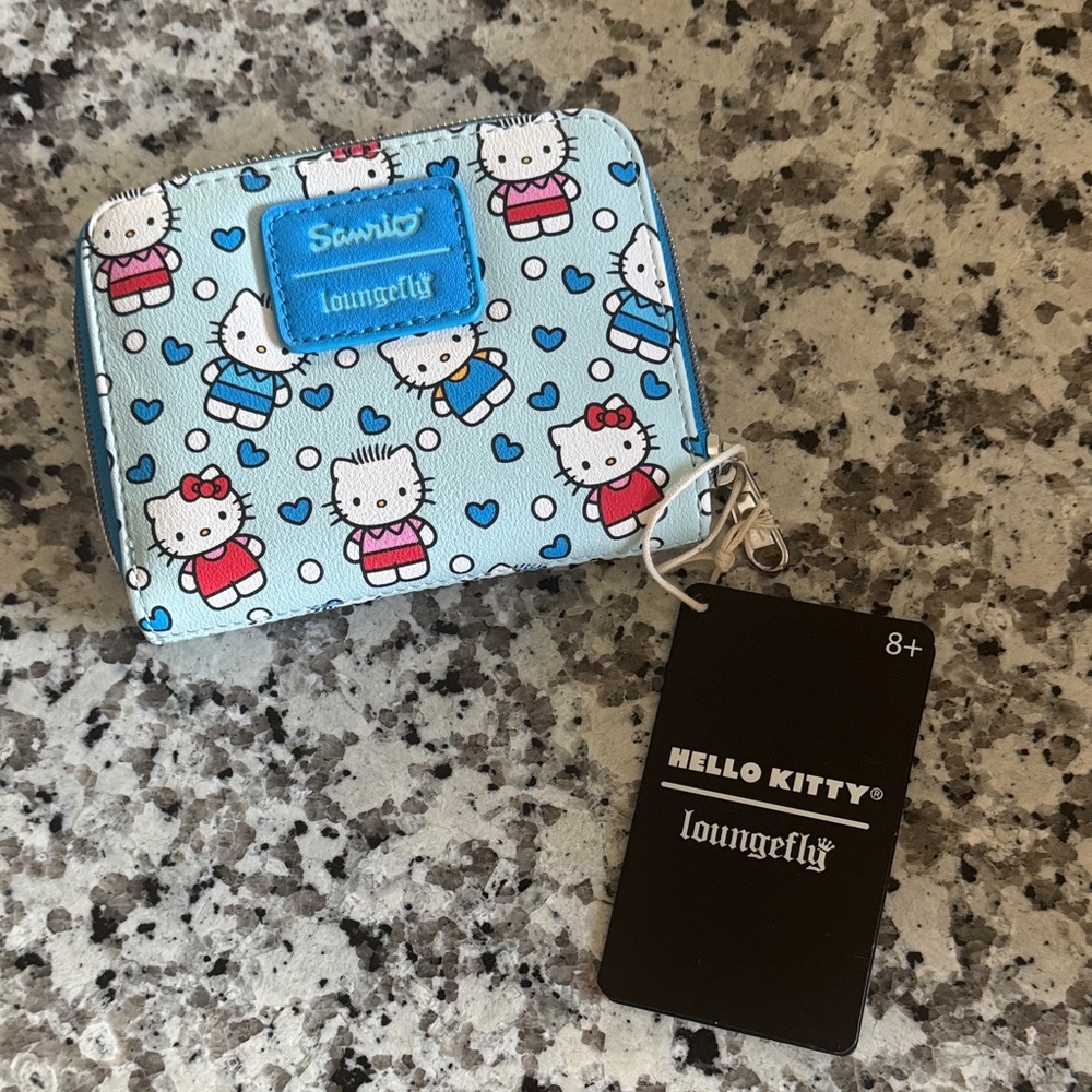 Loungefly Hello Kitty Light Blue Coin Purse
